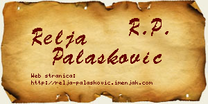 Relja Palasković vizit kartica